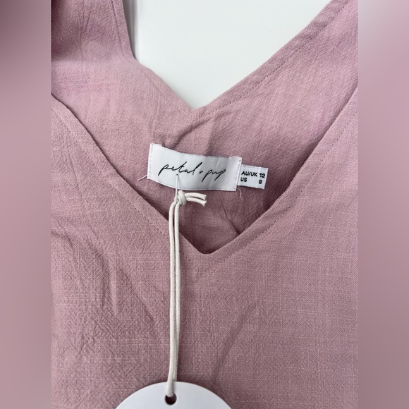 NWT Petal & Pup Erenda Lilac Sleeveless Tiered Dress - Picture 13 of 14